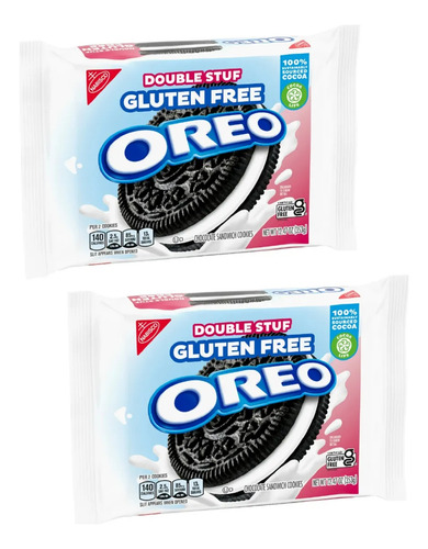 Galletas Oreo Double Stuff Glutenfree Sin Gluten 353g/2 Pack