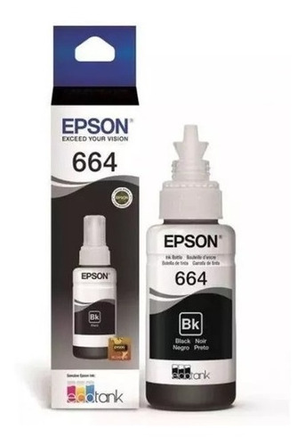 Tinta Original Epson 664 Negra Composystem
