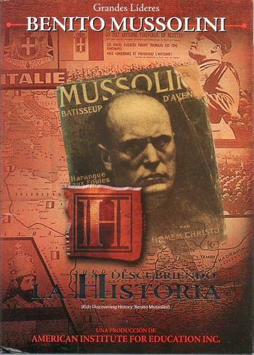 Dvd Original Grandes Lideres Benito Mussolini History Chanel