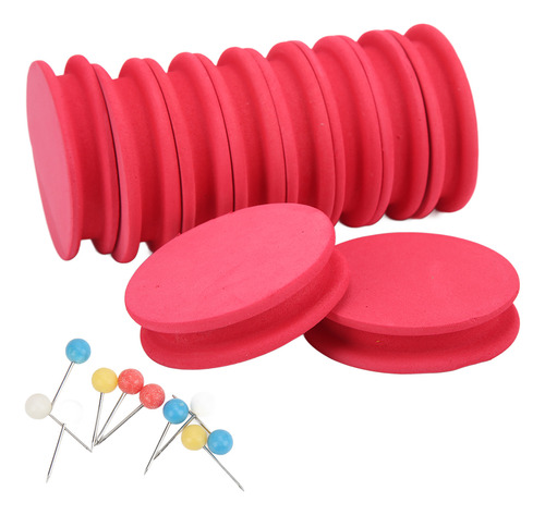 Bobina De Pesca De Espuma Rosa, 10 Bobinas Multiusos