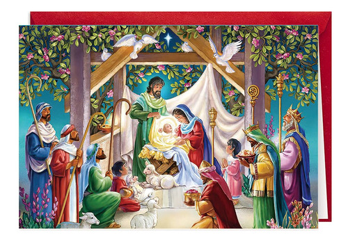 Tarjeta De Navidad Religiosa, Tarjeta De Navidad Para Famili