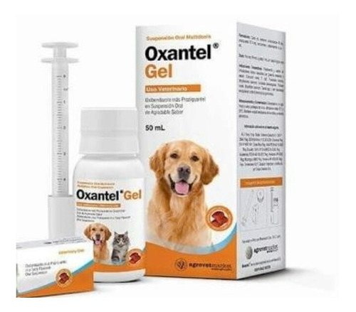 Oxantel Gel 50ml Antiparasitario Para Perros Y Gatos