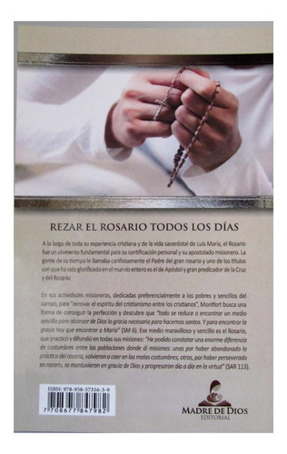 Imagen 2 de 2 de Libro Secreto Admirable Del Santo Rosario