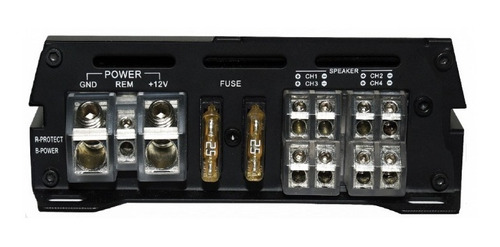 Imagen 4 de 5 de Amplificador Rock Series Rks-p800.4dm 4ch Clase D 1800w Max
