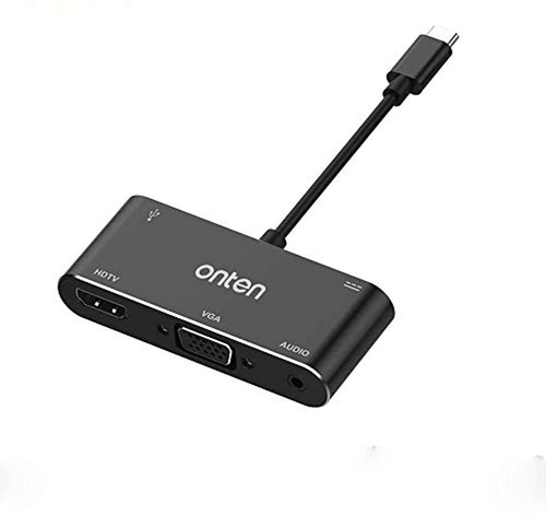 Imagen 1 de 7 de Onten Adaptador Usb C A Hdmi Vga, Usb Tipo C