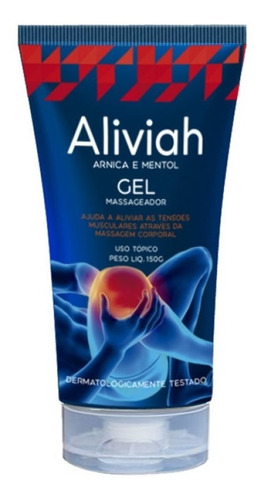 Imagem 1 de 3 de Aliviah Gel Massageador Arnica E Mentol Pharma 150 G