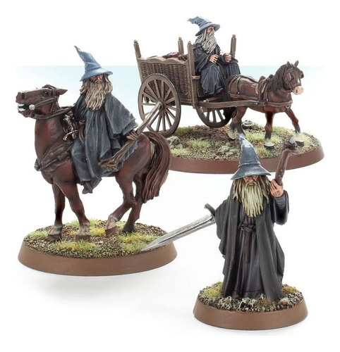 Lord Of The Rings Gandalf The Grey Ft, Mnted And Cart Webex
