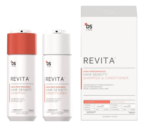 Conjunto De Champô E Amaciador Ds Laboratories Revita - C...