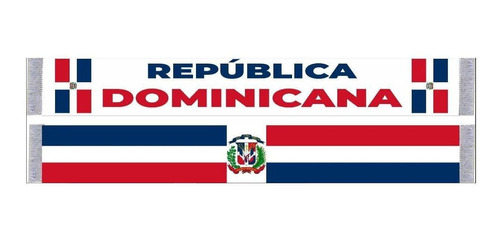 Faixa Cachecol Da Bandeira Da República Dominicana