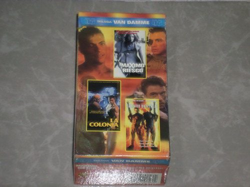 Trilogia Van Damme- 3 Vhs Boxset Subtitulos En Español