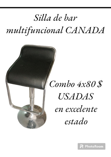 Silla Bar Multifuncional Canada (usada)