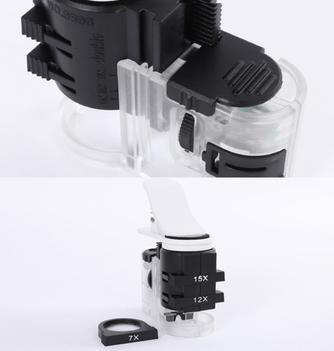 Lupa Microscopio Para Celular Led Uv Lamp