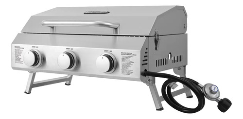 Asador Acero Inoxidable De Gas De 3 Quemadores Nexgrill