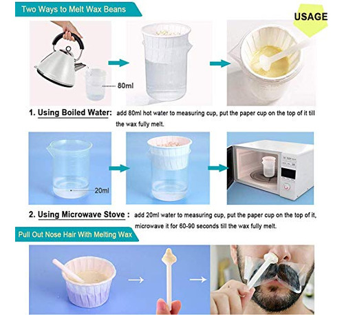 Removedor En Cera Para Bellos Faciales Oakeer Nose Wax Kit