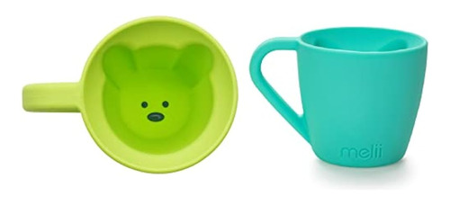 Melii Silicone Bear Mug, Cup For Toddlers Kids And Children 