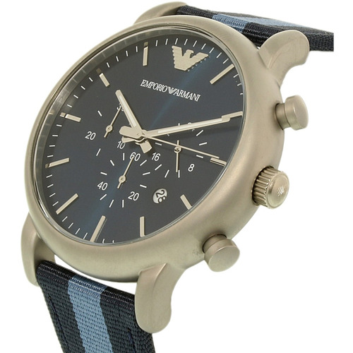 Emporio Armani Vestido Ar1949 Paño Azul Quartz Watch De Men