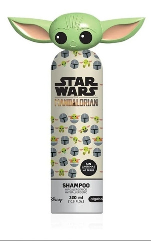 Imagen 1 de 2 de Shampoo Baby Yoda 320ml Algabo