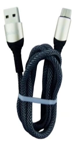 Cable Usb A Type-c Punta Metal Bulud 1 Metro 6a Fast Charge