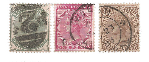 Natal Colonia Inglesa $ Año 1882 Valores De La Reina
