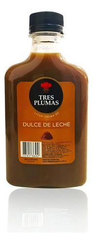 Licor Tres Plumas Dulce De Leche 200ml Pack 12 Unidades