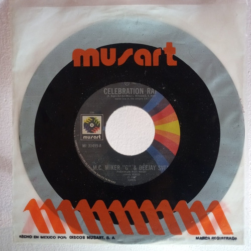 M. C. Miker  G  & Deejay Sven Celebration Rap Vinilo 45 Rpm