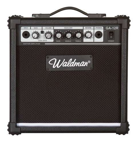 Amplificador Combo Para Guitarra Waldman Ga-12r Preto