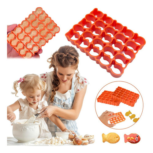 Xt Cortador De Galletas Goldfish, Molde Para Galletas,
