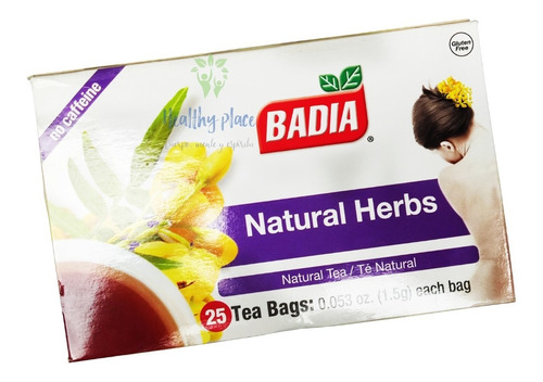 Tea Badia Natural Herbs 25 Sobr - L a $1