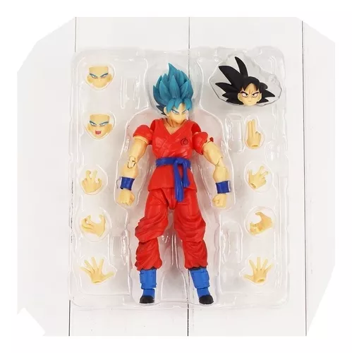 Boneco Goku Super Saiyajin Blue - Action Figure Goku - Zaplox