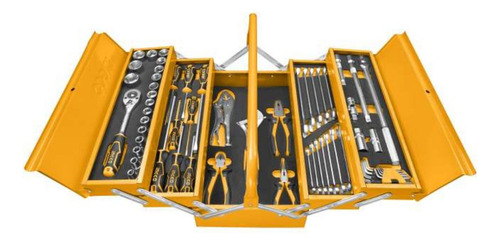 Set De Herramientas Caja Metalica 59 Piezas Ingco