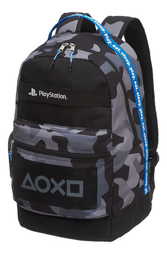 Mochila Playstation Combat para hombre color negro