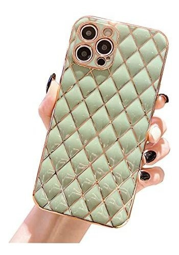 Ponnky iPhone 12 Pro Case For Women, Elegant Glitter Hf6xv