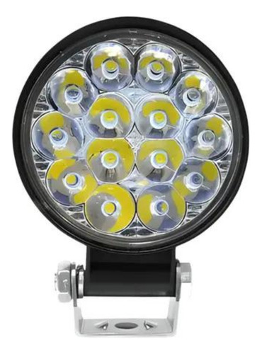 Kit 2 Farol De Milha Led Redondo 42w 12v 24v Pequeno Premium