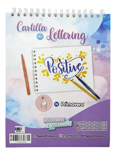 Kit De Aprendizaje Y Practica Lettering X 2 Piezas