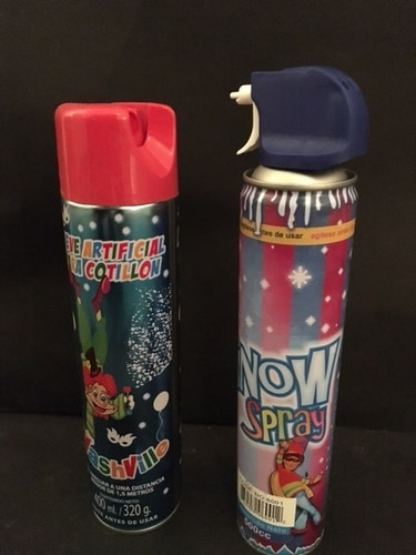 Imagen 7 de 10 de 12 Nieves Espuma Aerosol Pack Cotillon Combo Carnaval Fiesta