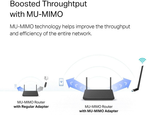 Imagen 4 de 5 de Adaptador Usb Inalámbrico Tp-link Archer T3uplus Dual Ac1300