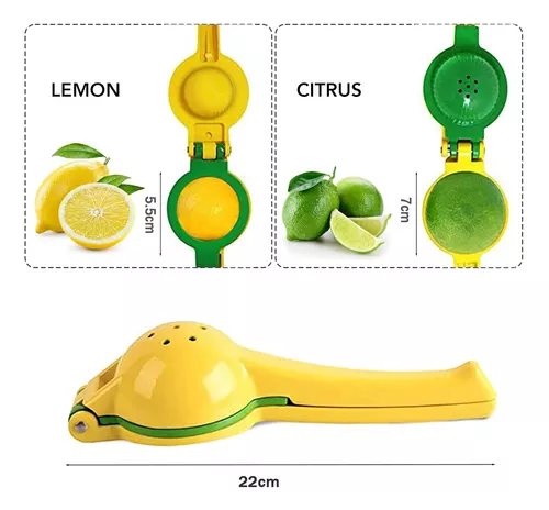 Exprimidor limón manual 2 en 1
