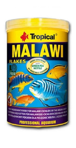 Ração Para Peixe Malawi Flakes 300ml 55g Tropical