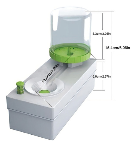Máquina De Limpieza Para Pinceles De Maquillaje, Blanco