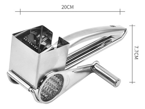 Ralladores De Queso Giratorios Para Cocina 4 Hojas