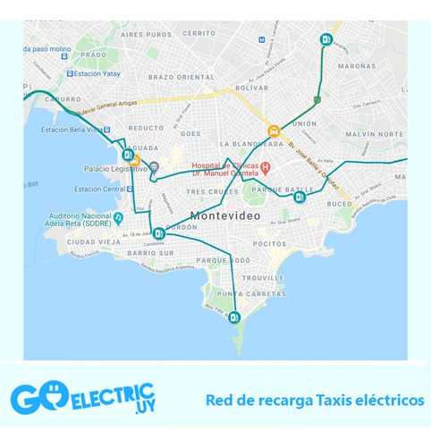 Chapa Para Taxi Eléctrico Imm