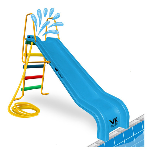 - Tobogan Acuatico Vxplay 4 Escalones Rotomoldeo Pileta Agua