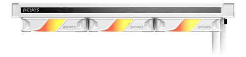 Water Cooler Sangue Frio 3 Argb White Ghost 360mm Tdp 350w
