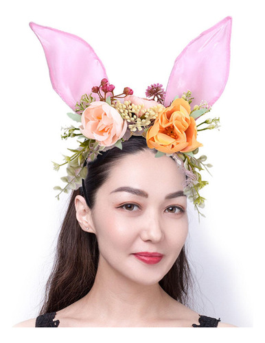 Diadema Con Orejas De Conejo, Tocado Para Fiesta,