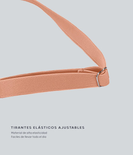 Brasier De Tirantes Ajustables Sin Costuras For Mujer