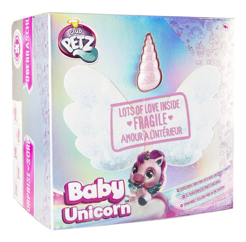 Peluche Baby Unicornio Club Petz
