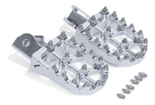 Posa Pies De Lujo Para Moto Aluminio Cnc Universal