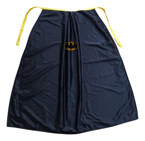 Capa De Batman Doble Tela Con Escudo