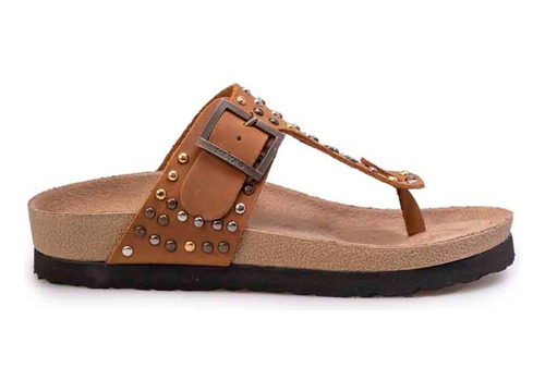 Sandalias Suela De Cuero Heyas Dabir Con Tachas Para Mujer 