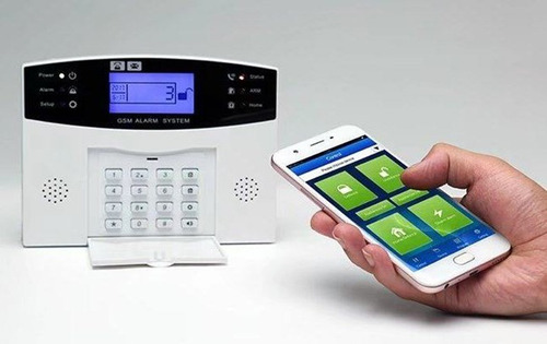 Kit Alarma Inalámbrica Gsm Con Sirena Exterior Avisos Al Cel